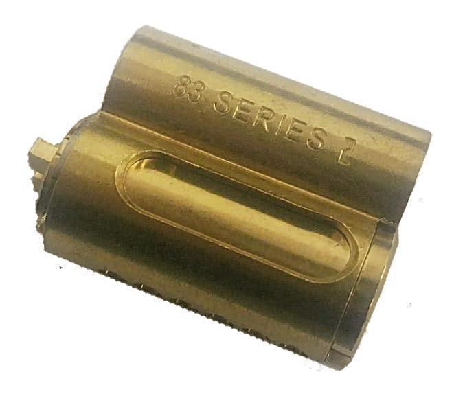 ABUS 8302 83 S2-100 Yale 8 Brass Cylinder Only