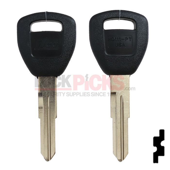 Acura (HD111PT) V-Chip Transponder Key -by Ilco