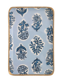 BLUE PATTERN TIDBIT PLATES - 4 STYLES