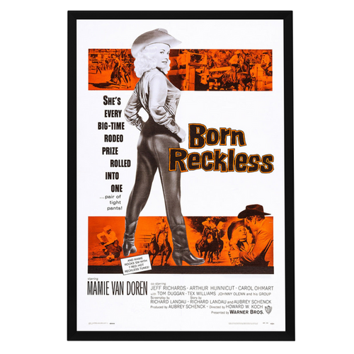 "Born Reckless" (1959) Framed Movie Poster