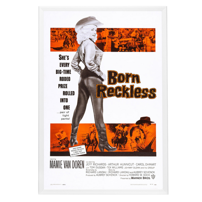 "Born Reckless" (1959) Framed Movie Poster
