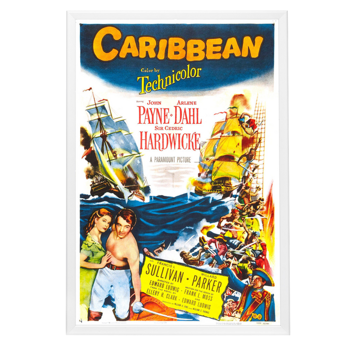 "Caribbean" (1952) Framed Movie Poster