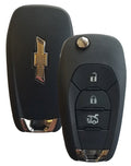 Chevrolet (5933396) Logo 3B RKE Flip Key (433 MHZ)