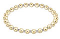 E NEWTON BRIGHT SILVER FACETED HEMATITE GRATEFUL PATTERN 5MM BEAD BRACELET