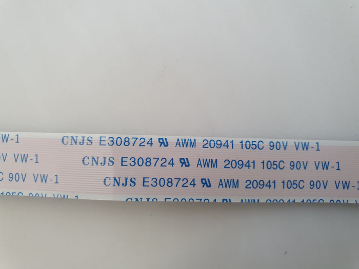 Flex Cable LED Driver to Mainboard CNJS E308724 AWM 20941 Samsung QE65QN92AAT