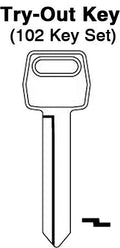 FORD - 1984 1/2 and Up Ignition Locks - Aero Lock TO-3 (H60) 102pc. Try-Out Key Set