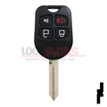 Ford 4-Button 40-Bit Cloneable Remote Head Key -by Keyline