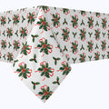 Holly and Ribbons Cotton Squares