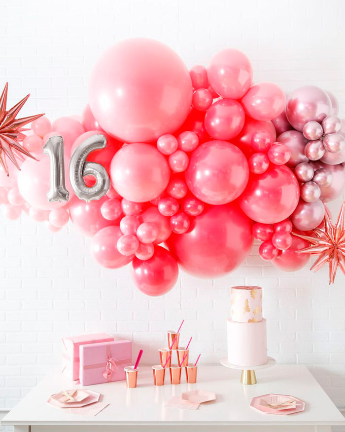 Life In Plastic - Number Backdrop Balloon Garland Install Piece