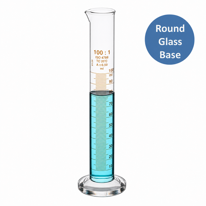Measuring Cylinder Borosilicate Glass Accuracy As Per Class B