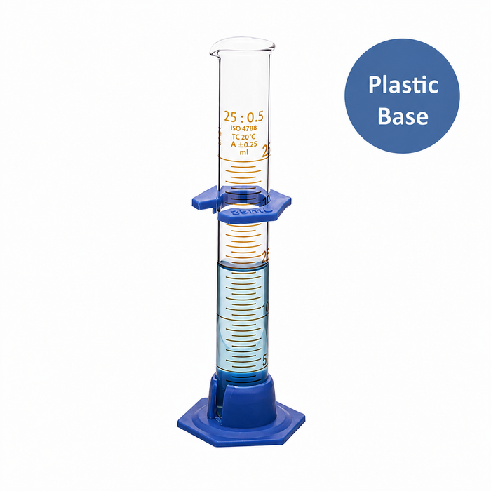 Measuring Cylinder Borosilicate Glass Accuracy As Per Class B