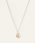 MINI EGRET PENDANT NECKLACE - GOLD OR SILVER
