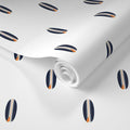 Navy Blue and Orange Classic Mini Size Surfboards Wallpaper - Extremely Stoked