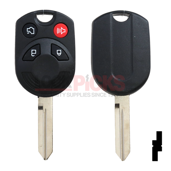 *NO CHIP* Ford 4-Button Remote Head Key (0UCD6000022) -by Kee-Co