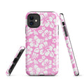 Pink and White Hawaiian Flowers Tough Case for iPhone® – Extremely Stoked®
