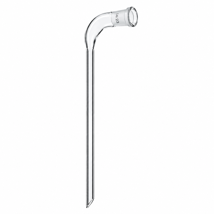 Receiver Delivery Adapter Long Stem Borosilicate Glass