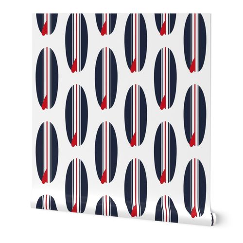 red, white and blue classic surfboards wallpaper