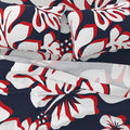 RED, WHITE AND BLUE HAWAIIAN SHEET SET