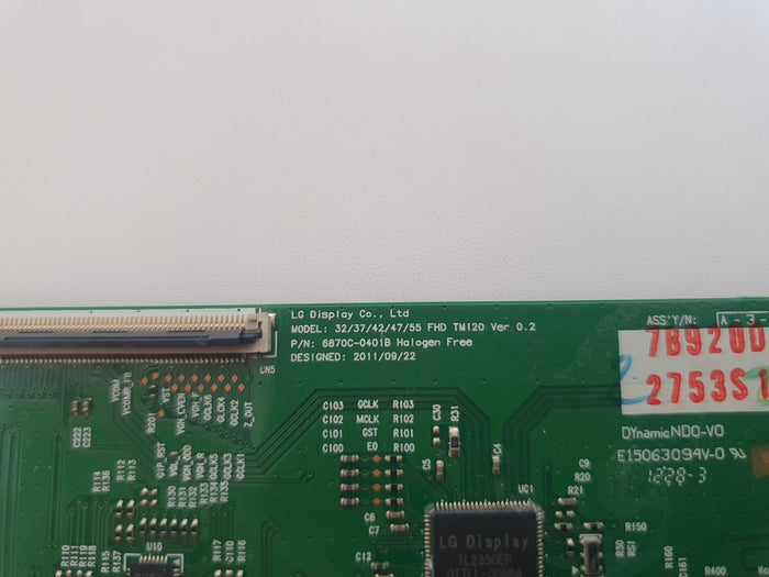T-Con board 6870C-0401B Philips 47PFL4007T/12