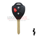 Toyota Yaris 3-Button Remote Head Key (FCC ID: HYQ12BBY) H-Chip -by Kee-Co