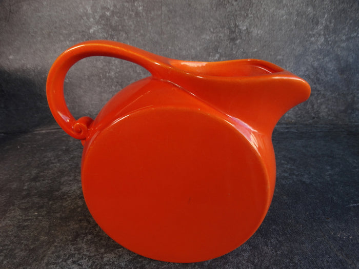 Vernon Kilns Modern California Ice Lip Ball Pitcher in Orange CA2250